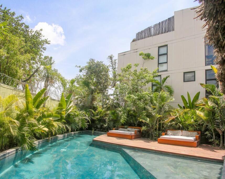 Dhalia - Private Roof With Pool & Beach Club Access Tulum Exterior photo