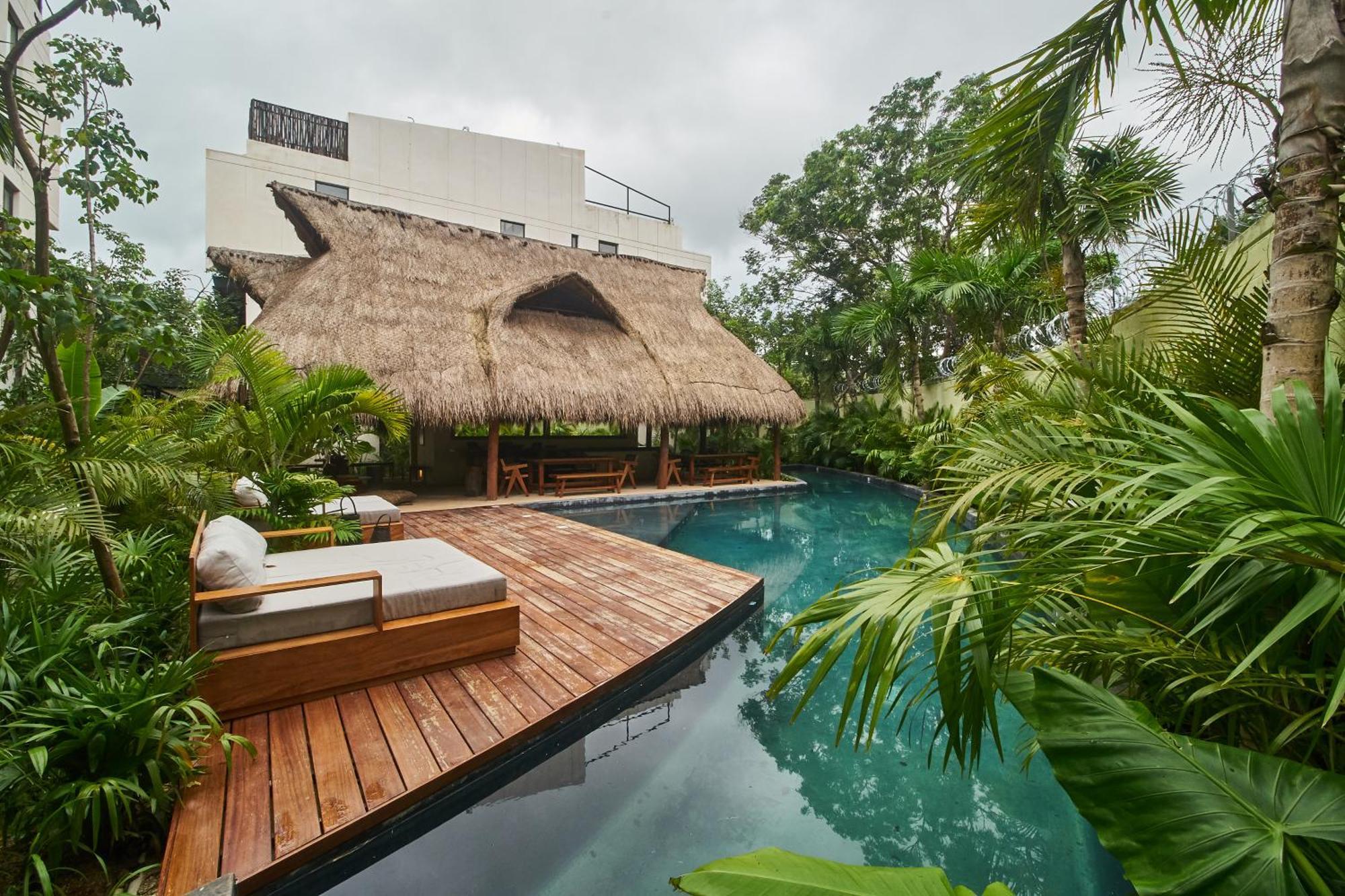 Dhalia - Private Roof With Pool & Beach Club Access Tulum Exterior photo